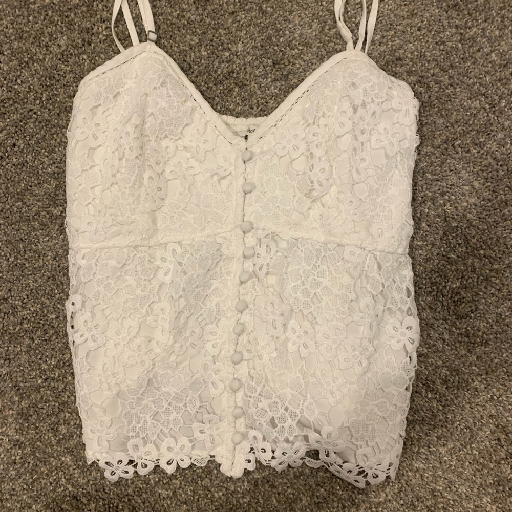 abercrombie and fitch floral tank